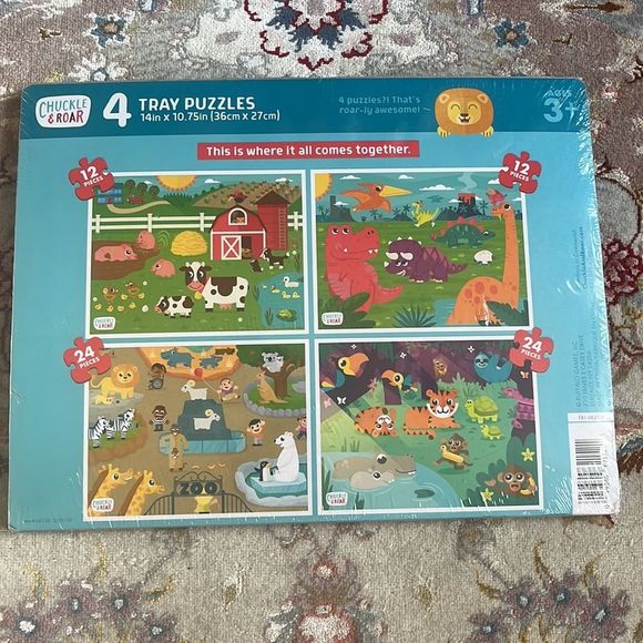 4 Tray Puzzles - Picture 2 of 2